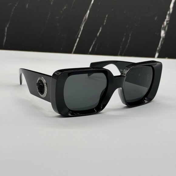 NEW VE4473U GB1/87 BLACK SQUARE WOMEN SUNGLASSES VERSACE MOD 4473-U  GB1/87 main image 8